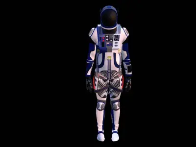 Astronaut Spacesuit New Zeland 3D model