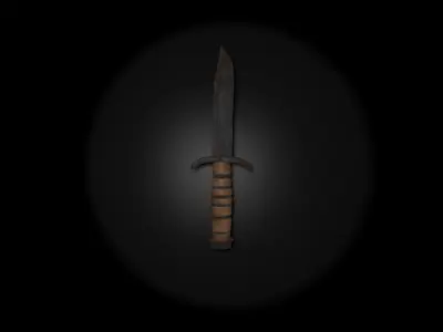 knife sword Free 3D model