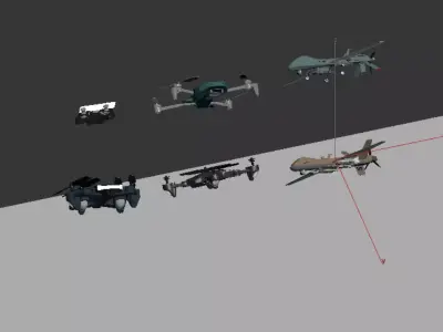 drone 3D model 21
