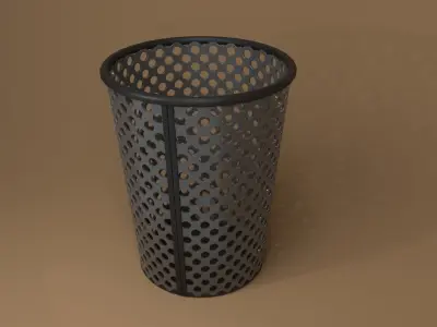 Stationary Basket Free 3D model
