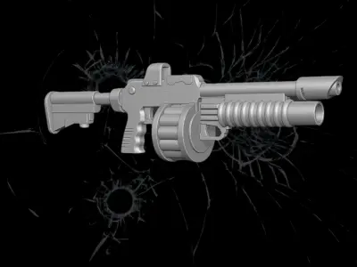 Fire Strike Collection STL Files For Action Figures 3D print model