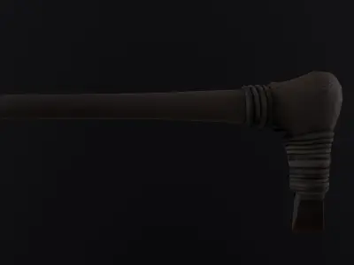 Axe of Otzi - A Copper Age Tool Low-poly 3D model