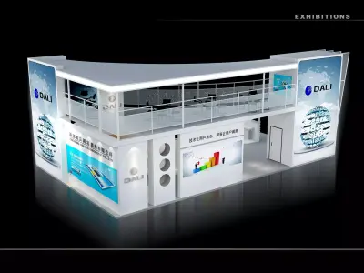 Exhibition - Area - 9X15-3DMAX2010-03 3D model