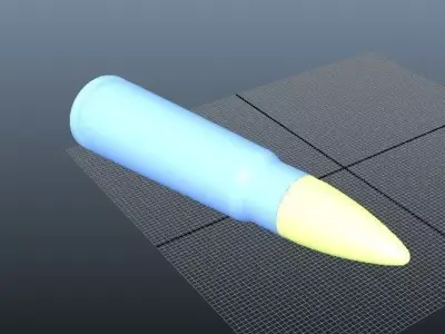 gunnero bullet Free 3D model