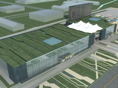 Office Building 3D model 318