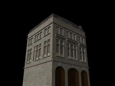 Old building 3D model purchase