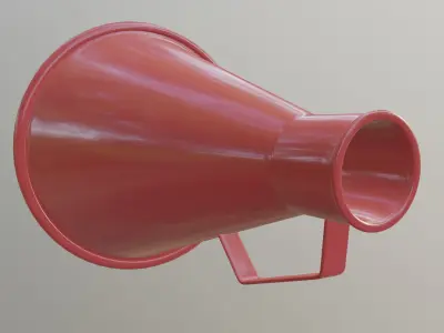 Acoustic Megaphone 3D model