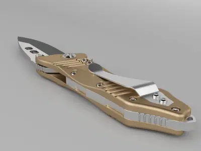Knife Guardian tactical 3D model