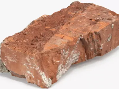 Broken Brick 02 3D model