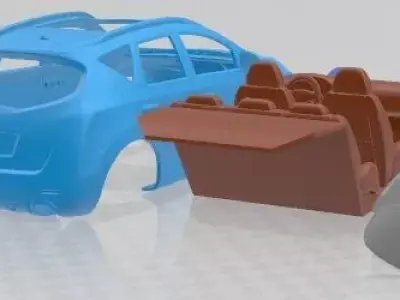 Nissan Murano 2011 Printable Car 3D print model