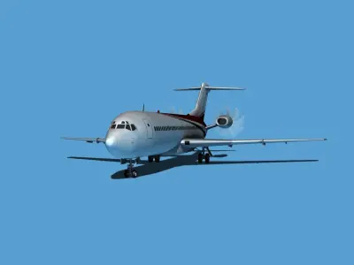 Boeing 7X7-2 Jet Fan V204 3D model