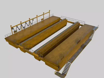 LT Structure Low-poly 3D model