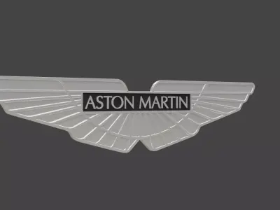 aston martin logo 3D model