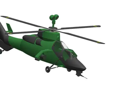 Eurocopter Tiger EC 665 - Airbus Multi-Role Combat helicopter 3D model