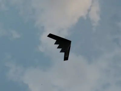 B-2 Spirit Stealth Bomber - High-Quality 3D Model Low-poly 3D model
