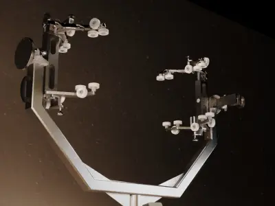 Aircraft maintenance cart 3D model