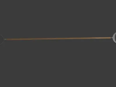 Chan Bo Polearm 3D Model Free low-poly 3D model