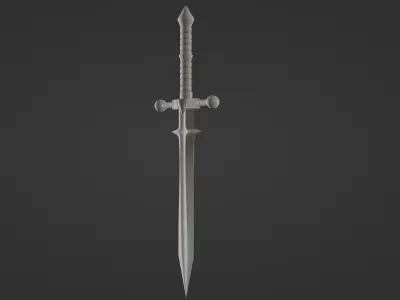 Medieval weapon collection Low poly Low-poly 3D model