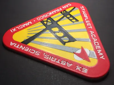 Starfleet Academy Logo Coaster 3D print model