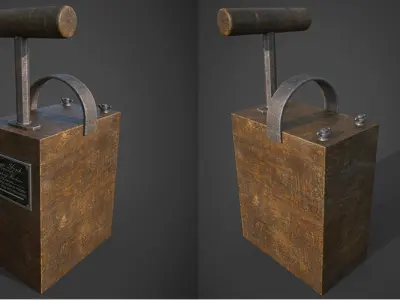 Blasting machine  3D model