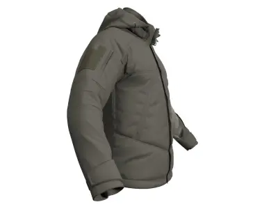 UF Pro Delta OL 4 Tactical Winter Jacket - Marvelous Designer 3D model