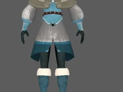 warrior Low-poly 3D model