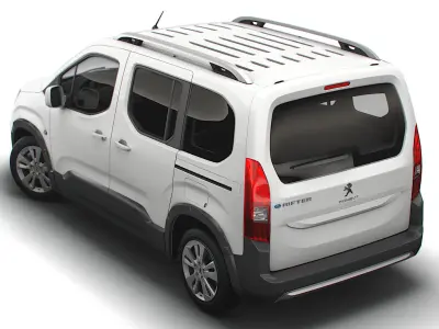 Peugeot E Rifter 2022 3D model