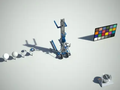 High Quality Genie Lift Low-poly 3D model