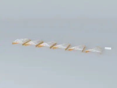 ROOF TRUSSES Free 3D model