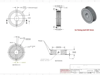 Drive Wheel Free 3D model