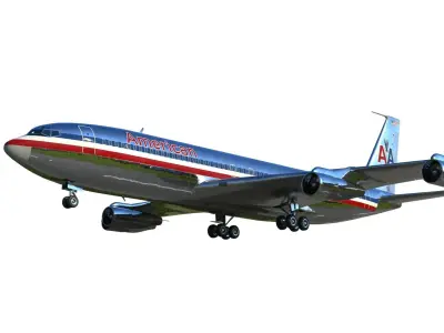 Boeing 707 3D model purchase