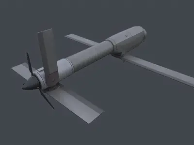 Switchblade 600 Low-poly 3D model