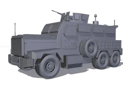 COUGAR ARMORED VEHICLE 3D model