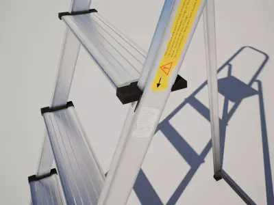 Stepladder Low-poly 3D model purchase