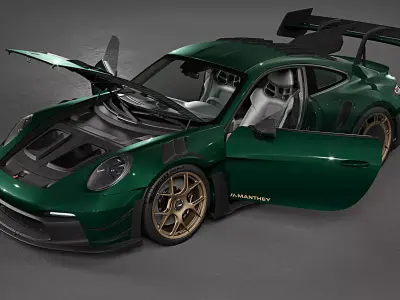 2025 Porsche 911 GT3 RS Manthey Kit 3D model