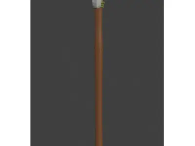 Stone big axe Free low-poly 3D model