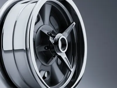 ET Wheels by Team III Wheels INDY Low-poly 3D model