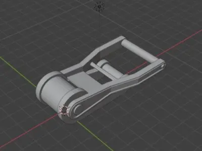 Ratchet strap mechanism 3D printing for scale models 72 35 scale Free 3D print model