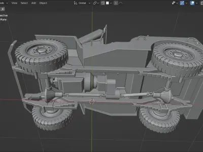 Willys Jeep Free 3D model