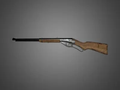 Fair shotgun Low-poly 3D model