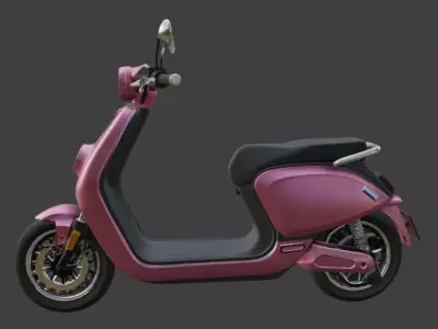 Electric Scooter 3D Model 3D model shop