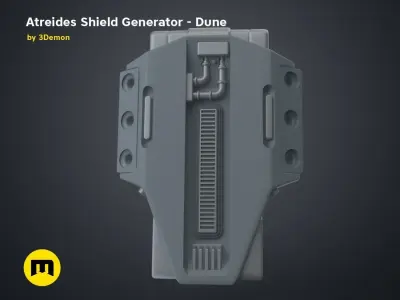Atreides Shield Generator - Dune Free 3D print model