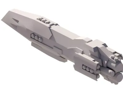 Spaceship-spacecraft-Ultra2 3D model