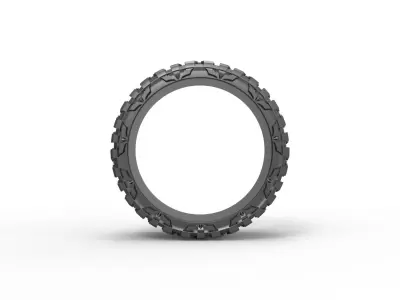 Mud tire Ring 3D print model purchase