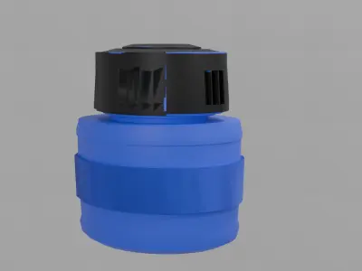PAKISTANI INK BOTTLE  3D MODEL Free low-poly 3D model