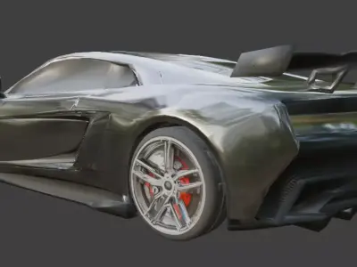 NFS Game racing car low poly Low-poly 3D model purchase