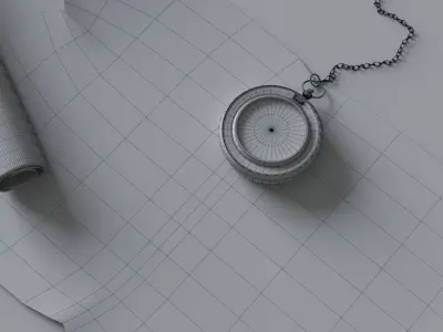 Kompass MAP treasure 3D model