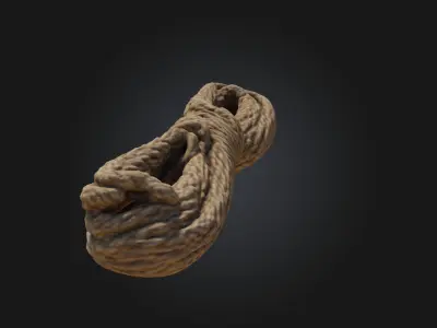 Tangled Coil  Realistic Detail of Disordered Wiring 3D model