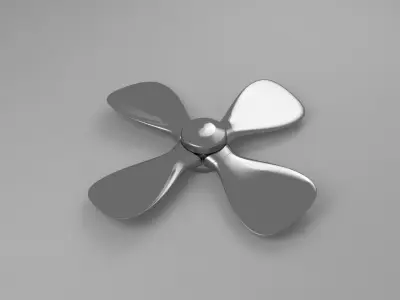 Fan propeller 3D model