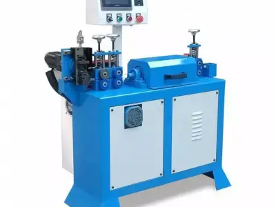 High-Speed Wire Straightening and Cutting Machine 3D model